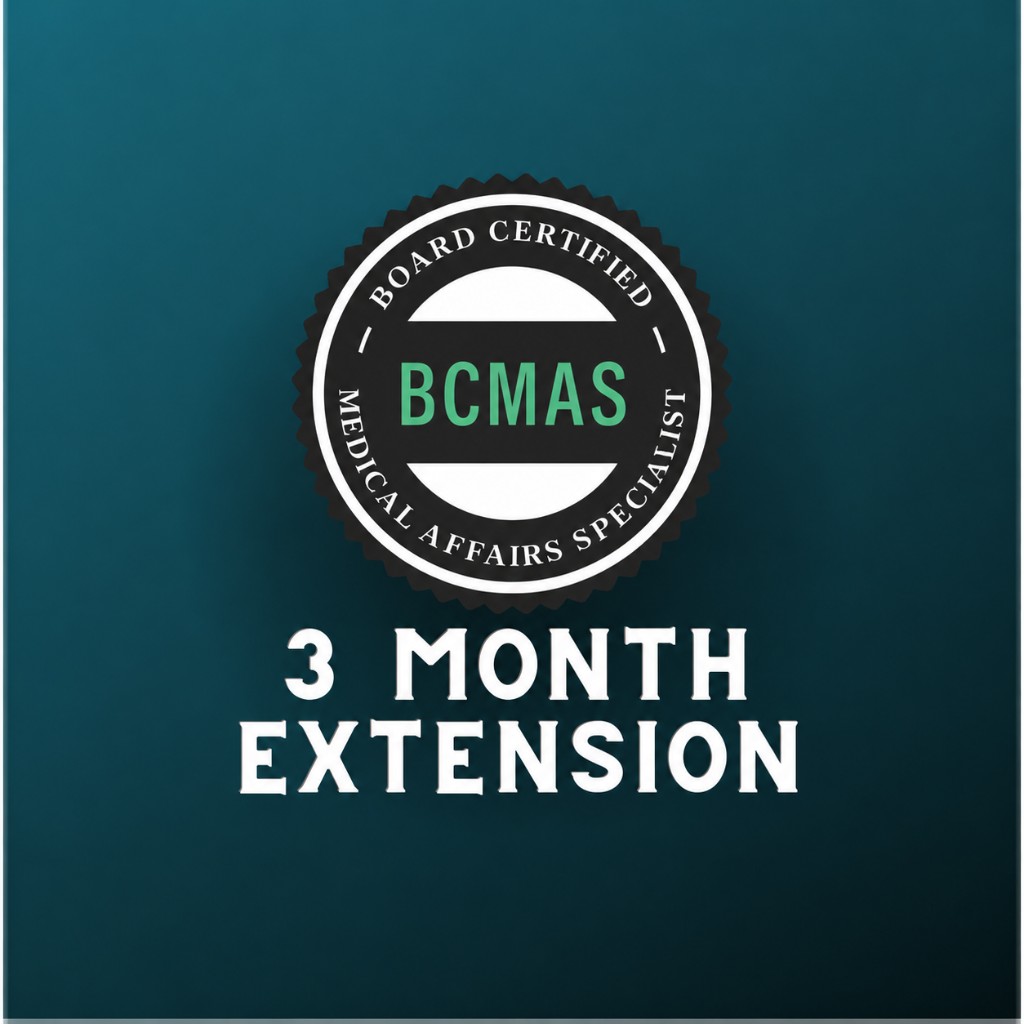 Board Certification in Medical Affairs (BCMAS™) Program - 3 Month Extension